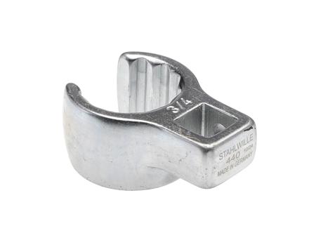 02490040 STAHLWILLE 440A Series Crow Foot Crowfoot Wrench, 3/4 in, 3/8in Insert, Chrome Plated Finish