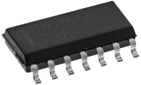 SN74LVT125D Texas Instruments , Quad-Channel Non-Inverting 3-State Buffer, 14-Pin SOIC
