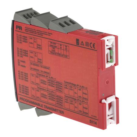 5114AA Temperature Transmitter, 19.2 → 300 V dc, 21.6 → 253 V ac