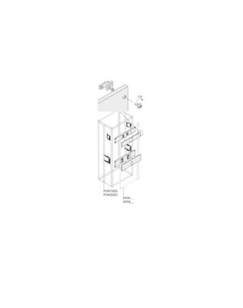 1STQ007763A0000 ABB Pickled Steel Sheet Assembly Kit for Use with Main Distribution Boards, 400 x 200 x 400mm