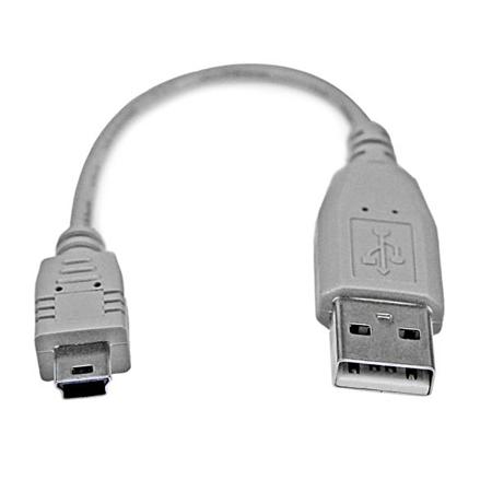 USB2HABM6IN StarTech.com USB 2.0, Male USB A to Male Micro USB B, 480Mbps, 150mm