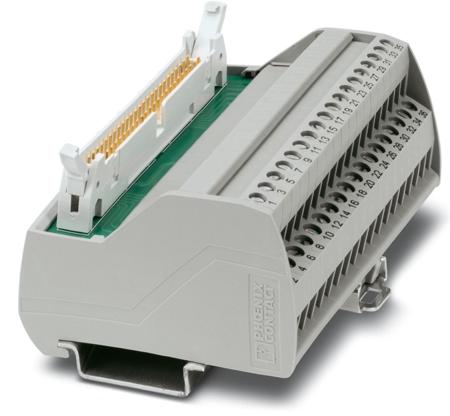 2322317 Phoenix Contact 50-Contact Male Interface Module, FLK, IDC Connector, DIN Rail Mount, 1A