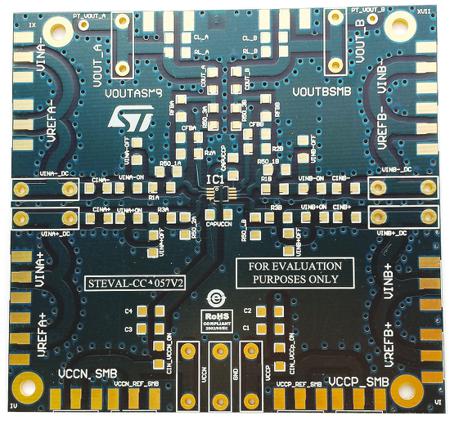 STEVAL-CCA057V2 STMicroelectronics , Operational Amplifier Evaluation Board