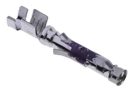 1-66360-2 TE Connectivity Type III Series, size 16 Female Crimp Circular Connector Contact ,Wire size 18 → 14 AWG