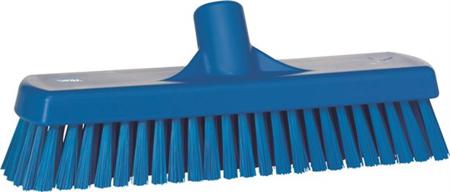 70603 Vikan Broom, Blue With Polyester, Polypropylene, Stainless Steel Bristles for Deck washer brush