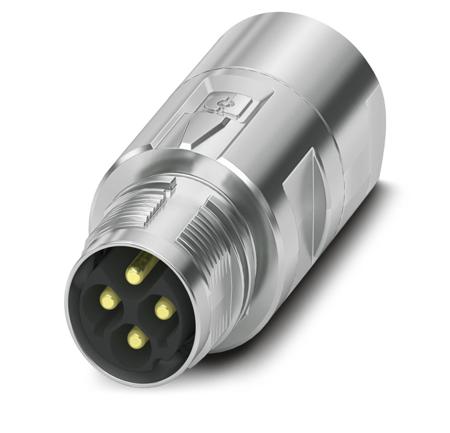 1628962 Phoenix Contact Circular Connector, 4 Contacts, Cable, M17 Connector, Plug, Male, IP67, IP68, M17 PRO Series