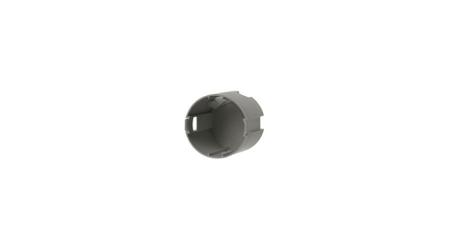 91887 Berker INTEGRO Grey Back Box, Flush Mount Mount, 1 Gangs, 49 x 49mm