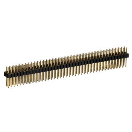 90880-6000 3M 908 Series Straight Through Hole PCB Header, 80 Contact(s), 1.27mm Pitch, 2 Row(s), Unshrouded