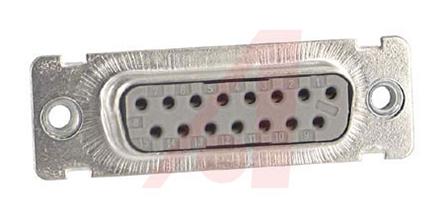 8315-6003 3M 8300 15 Way Right Angle Cable Mount D-sub Connector Socket, 1.27mm Pitch