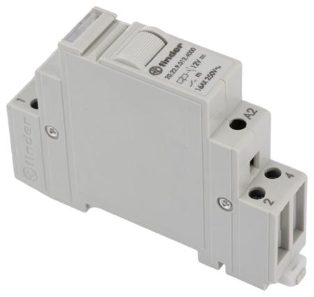 20-22-9-012-4000 Finder DPST 12V dc Latching Relay, 16A DIN Rail