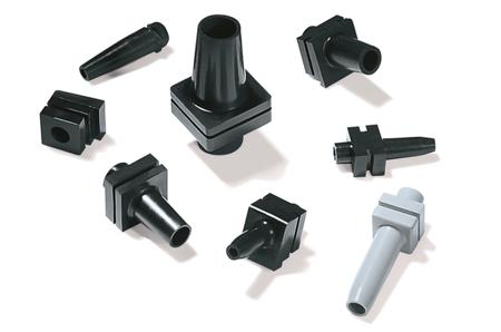634-01210 HellermannTyton H121 Black Polyvinylchloride Cable Grommet