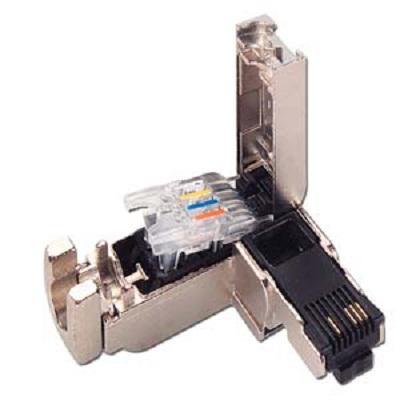 6AG19011BB207AA0 Siemens RJ45 Plug for use with IE FC TP cables, 0.629 x 0.539 x 1.65 in, SIPLUS