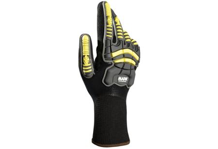 34852010 Mapa EXONIT 852 Black, Yellow Nitrile Abrasion Resistant, Anti-Static, Cut Resistant, Dirt Repellent, General Purpose,