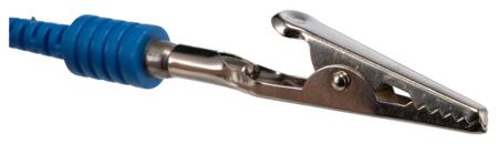 707-080 RS PRO ESD Grounding Cord With Banana Safety Plug, Crocodile Clip