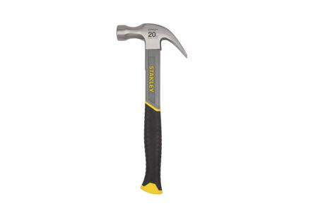 STHT0-51310 Stanley Steel Claw Hammer with Fibreglass Handle, 785g