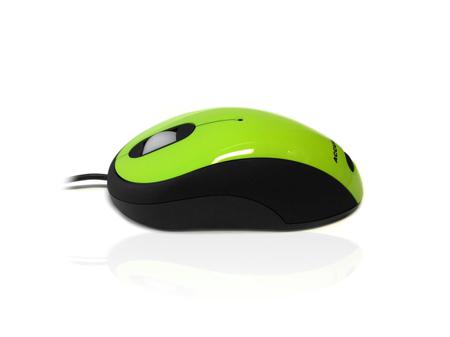 MOU-IMAGE-GREEN Ceratech  3 Button Wired Optical Mouse Green