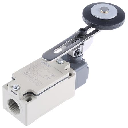 D4B-4113N Omron D4B-N Series Roller Lever Limit Switch, NO/NC, IP67, DPST, Die Cast Aluminium Housing, 400V ac Max, 20A Max