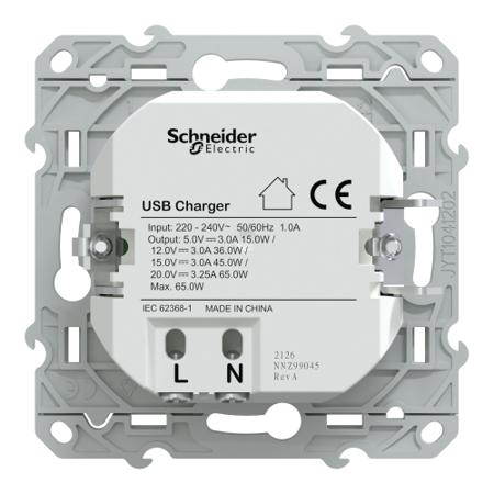 S340406 Schneider Electric Anthracite, 1 Gang, Ovalis C Series