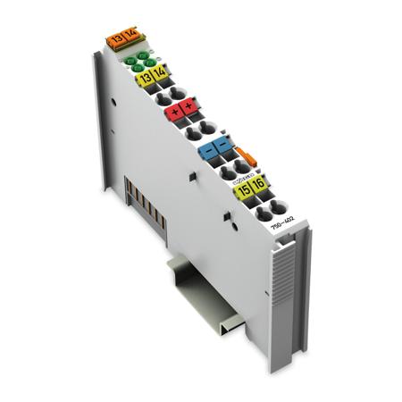 750-402-1 WAGO 750 Series PLC I/O Module for Use with Resistance Sensors, 24 V Supply, Transistor Output, 4-Input, Digital Input