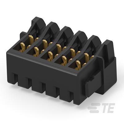 2483193-5 TE Connectivity 2483 Series Straight Cable Mount Housing, 5-Contact, 1-Row, 0.8mm Pitch, Wire Termination