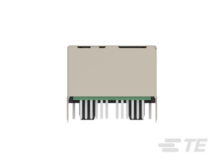 2489084-1 TE Connectivity 24890 Series Female Ethernet Connector, Hole Mount, Cat6a Right Angle 1 Port 8 -Way