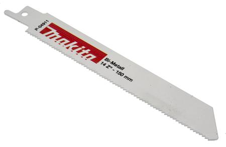 P-04911 Makita 150mm Cutting Length bimetal, Reciprocating Saw Blade, 14 Teeth Per Inch