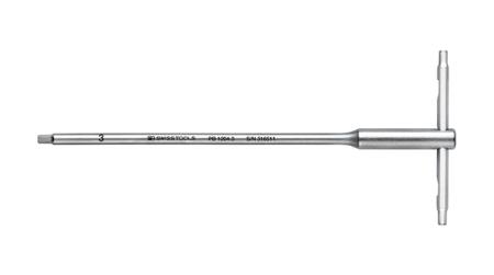 PB 1204.3 PB SWISS TOOLS T Shape Metric Hex Key, 3mm