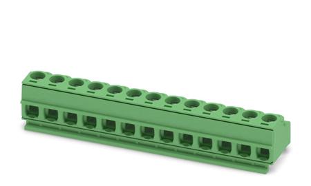 1755842 Phoenix Contact, 5mm Pitch, PT 1.5/13-PH-5.0 CLIP, 13 Way, Pluggable Terminal Block, Plug, Screw Termination,