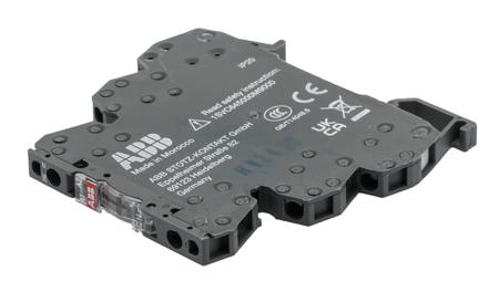 1SNA645025R2200--OBOC2000-24VUC ABB Optocoupler, Max. Forward 24 V, Max. Input 6.3 mA, 70mm Length, DIN Rail Mounting Style