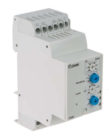 84870700 Crouzet Level Monitoring Relay, DPDT, 24 → 240V ac, DIN Rail