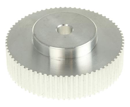 P72MXL025 RS PRO Timing Belt Pulley, Aluminium 6.4mm Belt Width x 2mm Pitch, 72 Tooth