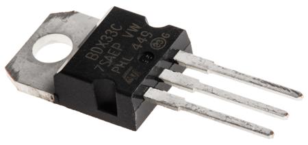 BDX33C STMicroelectronics  NPN Darlington Transistor, 10 A 100 V HFE:750, 3-Pin TO-220