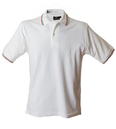 988445-XS-WHITE JRC 988445 White 100% Cotton Polo Shirt, UK- XS, EUR- XS