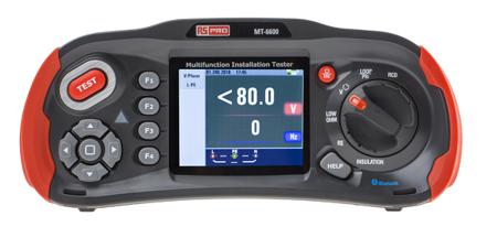 144-5338 RS PRO MT-6600 Multifunction Tester, 1000V , Earth Resistance Measurement With Bluetooth, WiFi