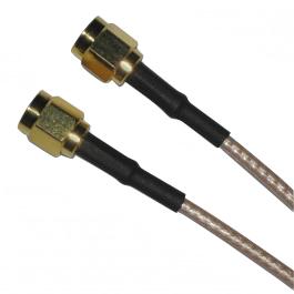135101-01-06.00 Amphenol RF SMA Series, 153 mm, RG316 Coaxial, Terminated 50 Ω