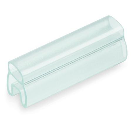 211-823 WAGO 211 Cable Mount Cable Clip, Clear, 1.4 → 5mm Cable, for 211-821,