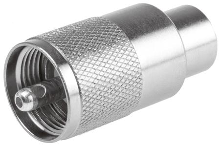 J01040B0604 Telegartner, Plug Cable Mount UHF Connector, 50Ω, Straight Body