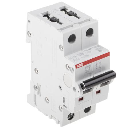2CDS272001R0324--S202M-C32 ABB System M Pro 32A MCB Mini Circuit Breaker2P Curve C, Breaking Capacity 10 kA