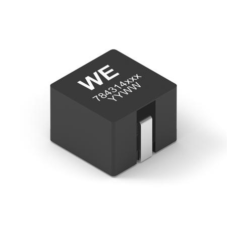 784314049 Wurth Elektronik, WE-HCIA, 7050 Yes Surface Mount Inductor with a Polystyrene Core, 4.9 μH Shielded 20 % 7.6 A Idc