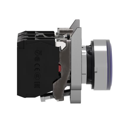 XB4BW36M5 Schneider Electric Harmony XB4 Illuminated Blue Push Button NO/NC Spring Return