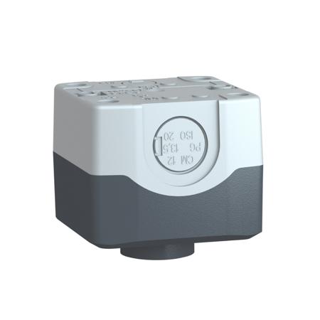 XALD102 Schneider Electric Harmony XALD NO Enclosed Push Button, IP66, IP67, IP69, IP69K 62mm Dark Grey/Light Grey Polycarbonate