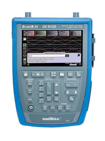 OX9102 Metrix Digital Oscilloscope, Portable, 2 Channels, 100MHz