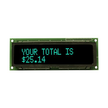 M0216MD-162MDBR2-J NEWHAVEN DISPLAY INTERNATIONAL  VFD Display 5 x 7 Dot Matrix 2 Rows x 16 Char. ASCII, Japanese