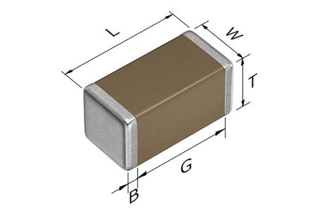 CGA2B2X8R2A102K050BA TDK 1nF Multilayer Ceramic Capacitor MLCC, 100V dc V, ±10% , SMD