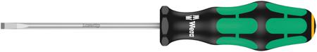 05110004001 Wera Slotted  Screwdriver, 4 mm Tip, 100 mm Blade, 198 mm Overall