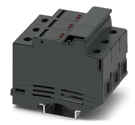 3048629 Phoenix Contact  UK 10.3-CC HESILED N 600 2POL Series Black, 1.5 → 25mm², Single-Level, Screw Termination