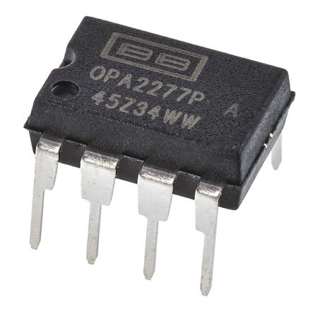 OPA2277PA  Texas Instruments, Operational Amplifier, 1 MHz, 8-Pin 18 V PDIP