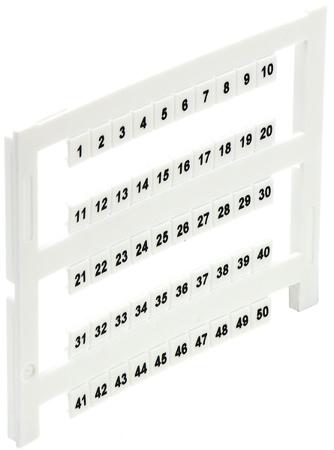 501-695 RS PRO Marker Card for use with DIN Rail Terminal
