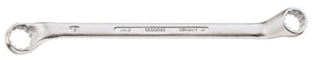 2 10x11 Gedore 2 Series Offset Ring Spanner, 10mm, Metric, Double Ended, 195 mm Overall