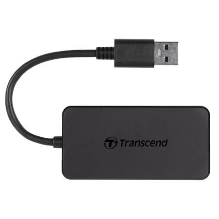 TS-HUB2K Transcend 4 Port USB 3.1 USB A  Hub, USB Bus Powered, 73.8 x 37.2 x 10.4mm